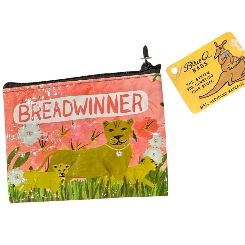 BN Blue Q ‘Breadwinner’ coin pouch
